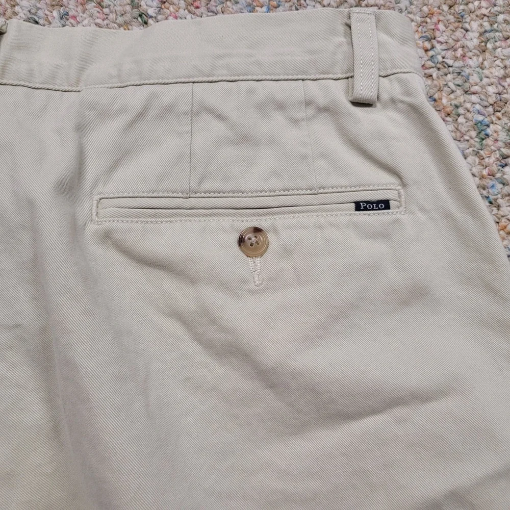 Polo Ralph Lauren Shorts Mens 34 Beige Classic Fit 9